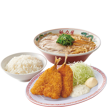 アジフライ定食