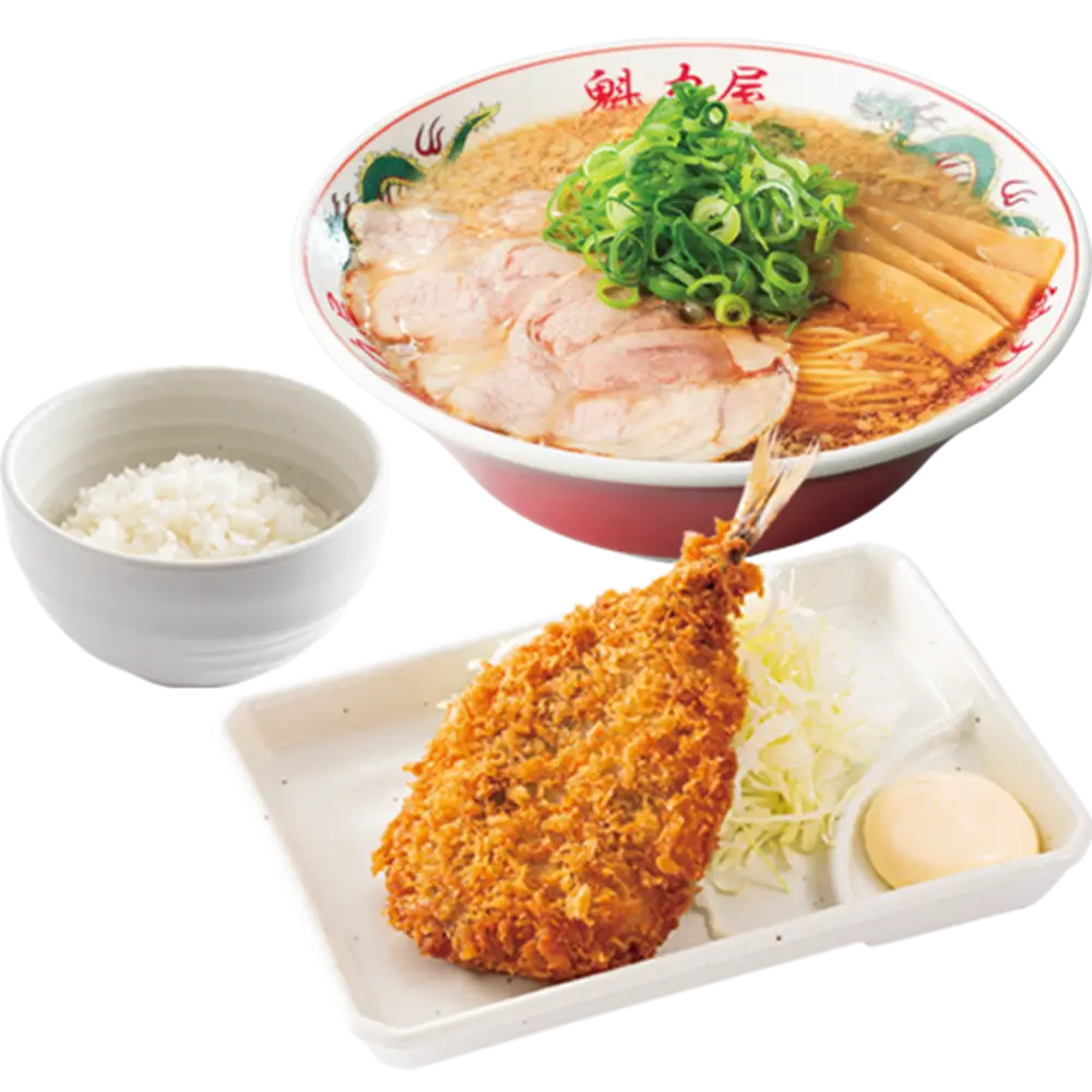 長崎県産アジフライ定食