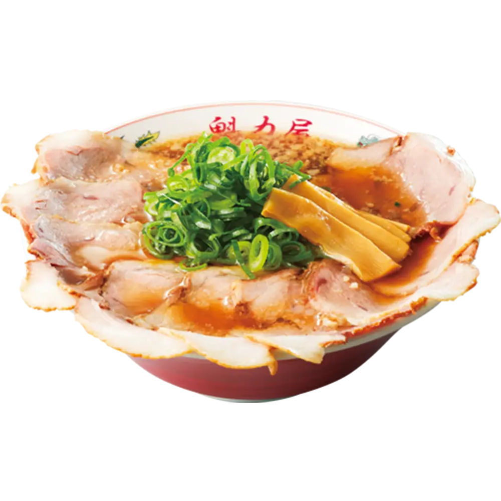 京都背脂醤油肉入りラーメン
