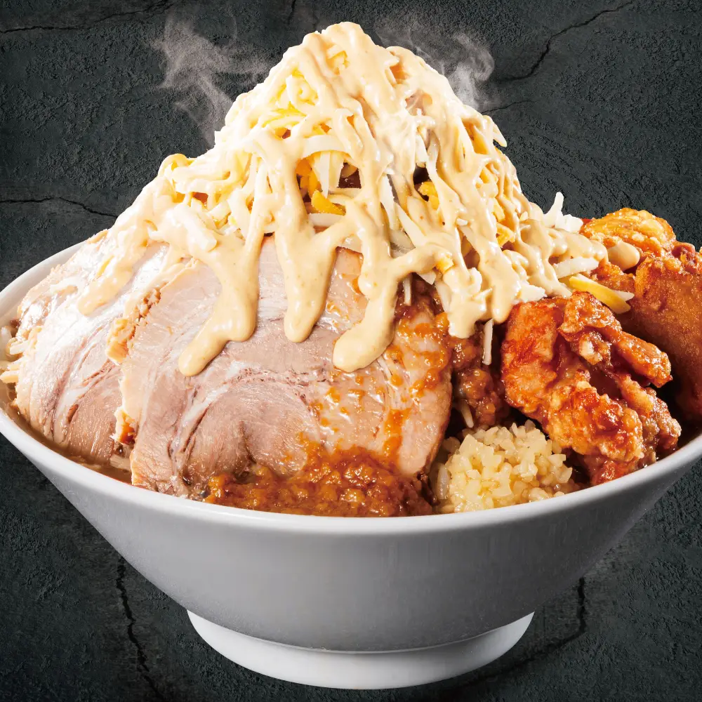 【期間限定】にんにく背脂醤油ラーメン デラックス・デラックス