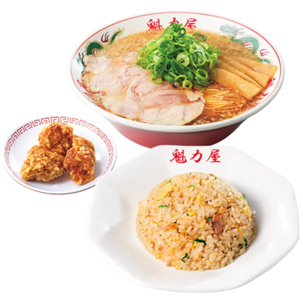 焼きめし唐揚げ定食