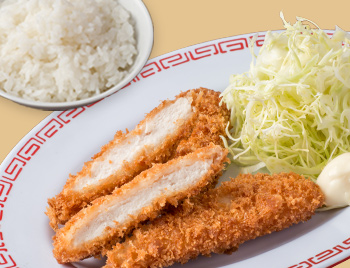 チキンカツ定食 +270円(税別)