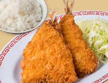 アジフライ定食
