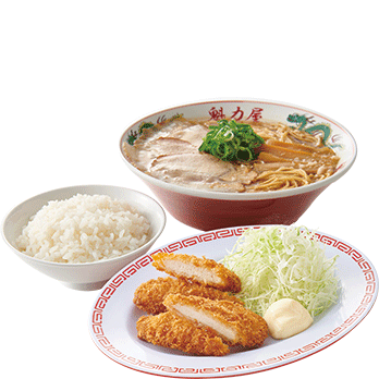 チキンカツ定食 +270円(税別)