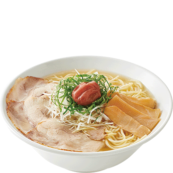 梅しそラーメン 並750円(税別)