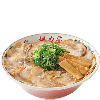 特製醤油肉入りラーメン