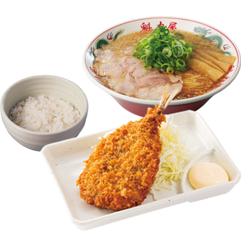 長崎県産アジフライ定食